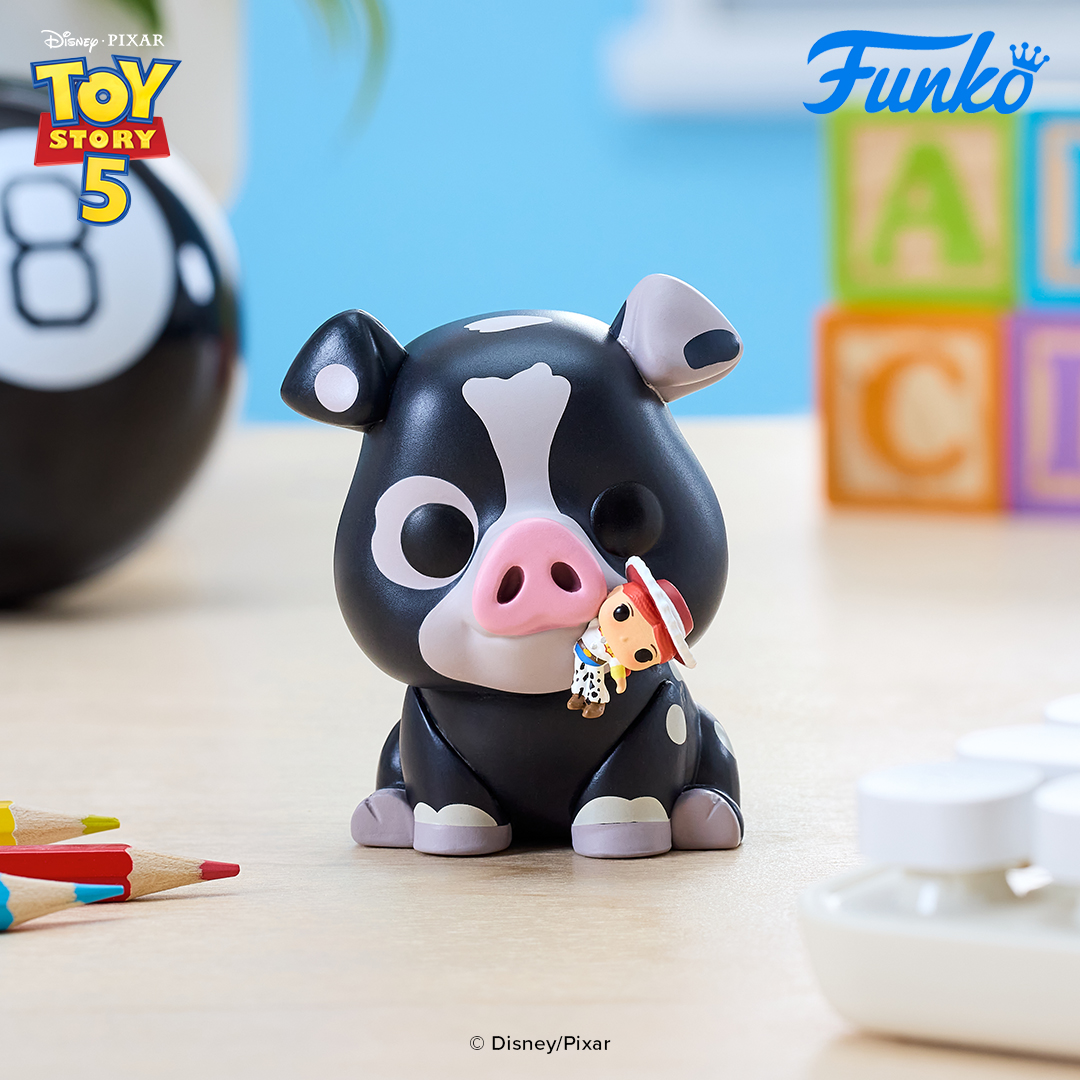 Pop! Blaze's Pet Pig with Jessie (Toy Story 5) - Image 2