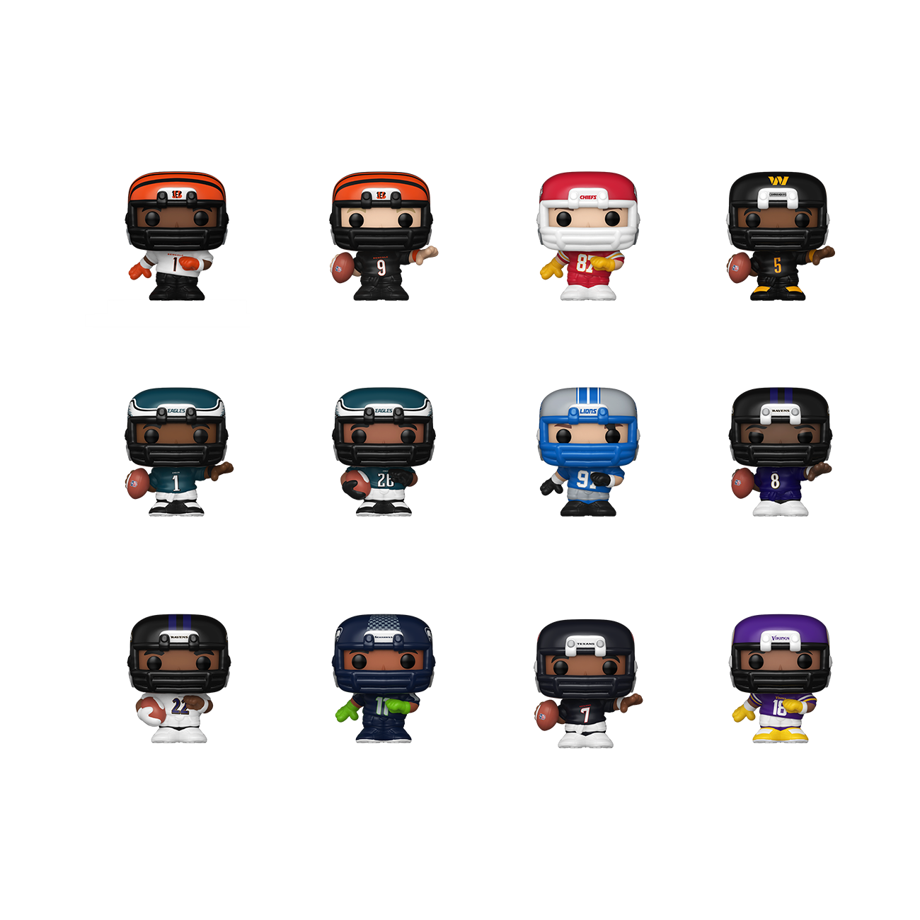 Alternative view of Mystery Bitty Pop! NFL