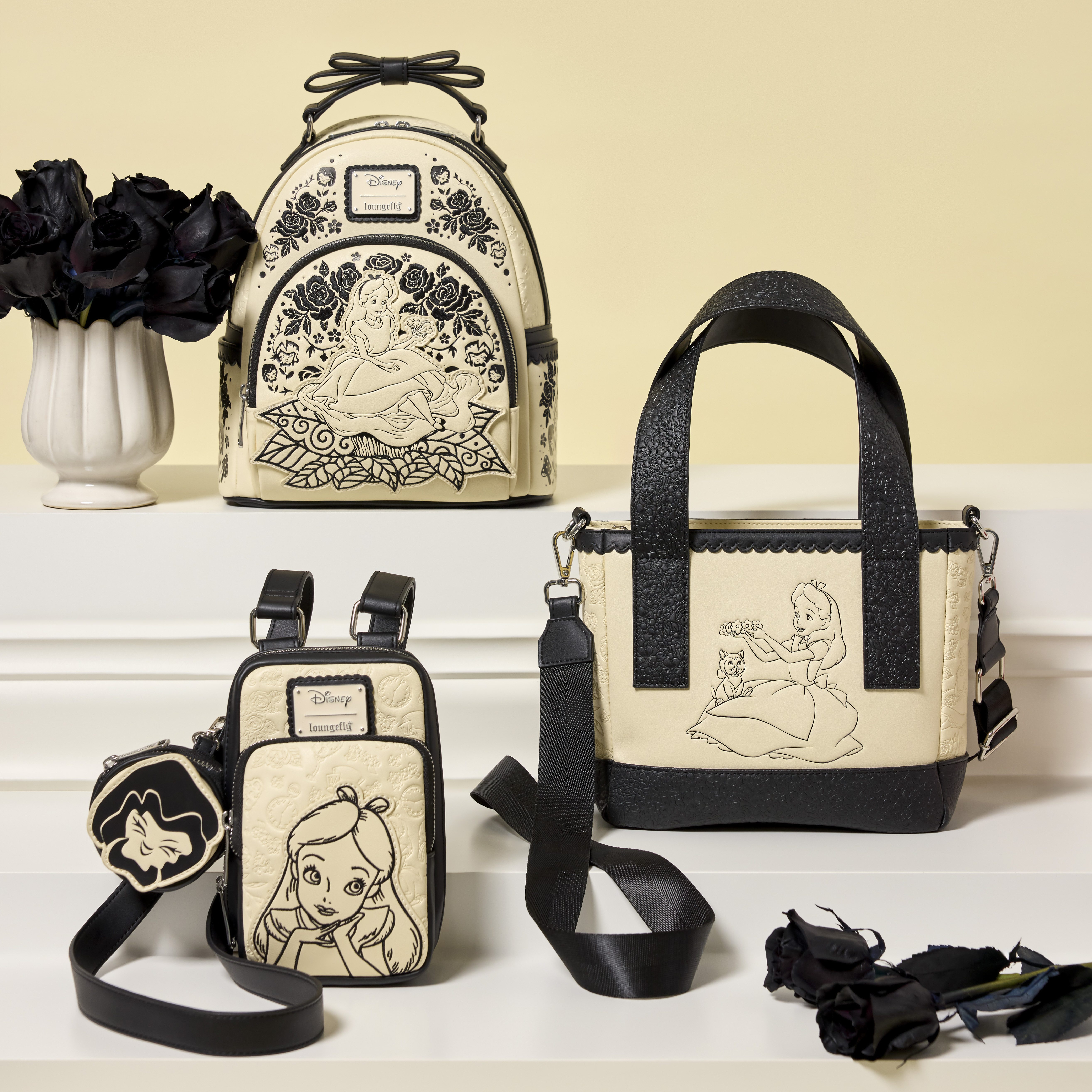 Alice in Wonderland Mini Tote Crossbody Bag - Image 4