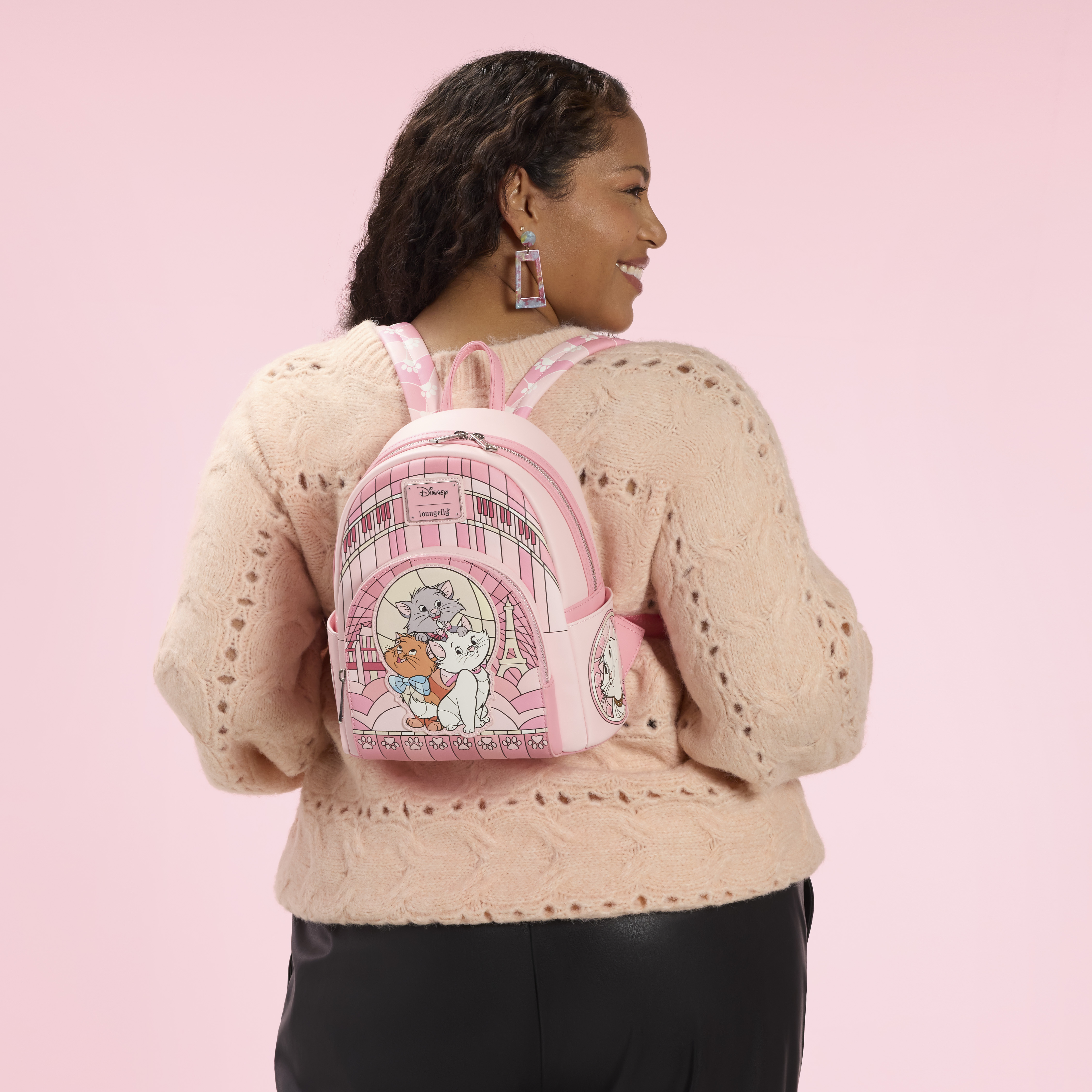 Alternative view of The Aristocats Exclusive Stained Glass Mini Backpack