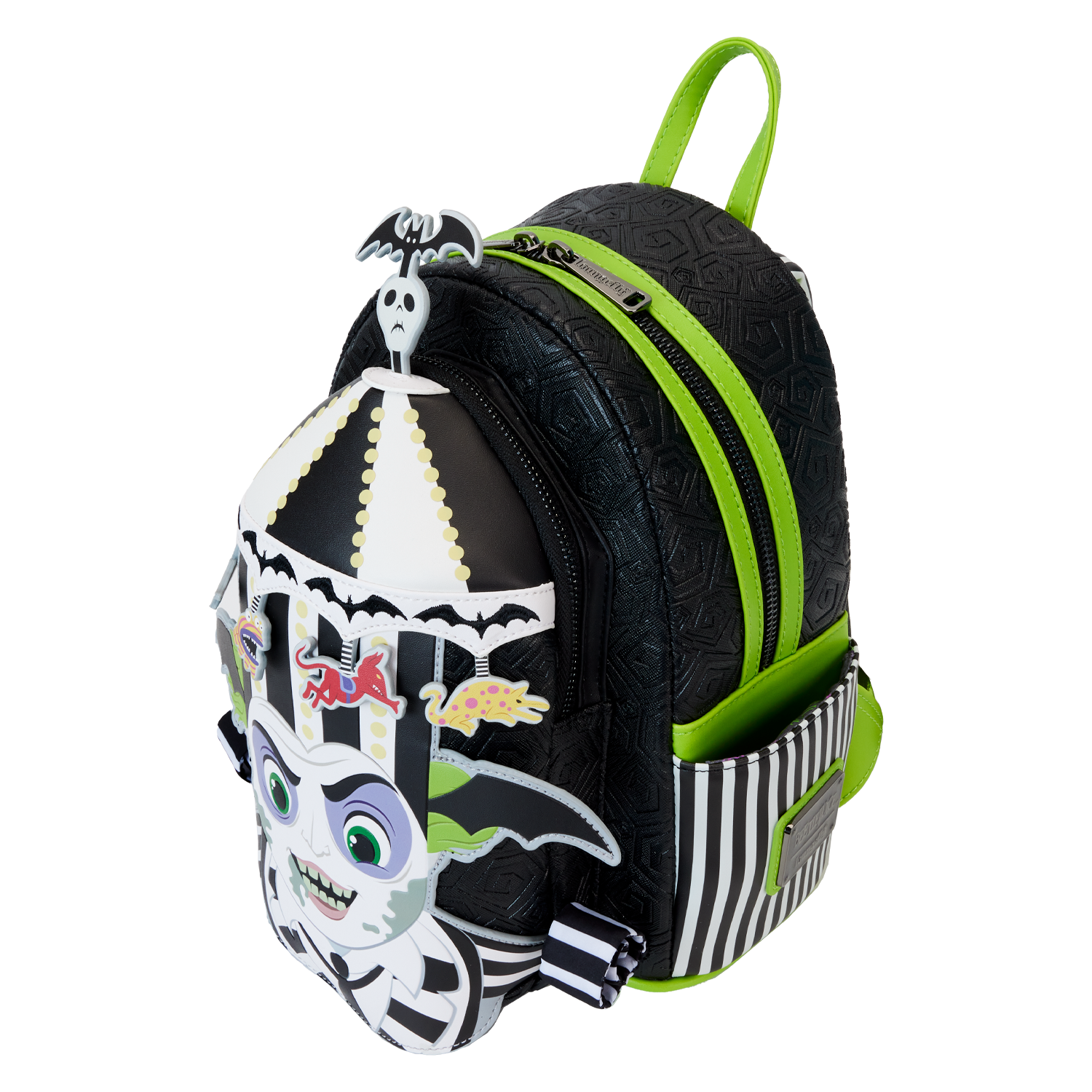 Beetlejuice Carousel Hat Light Up Cosplay Mini Backpack - Image 5