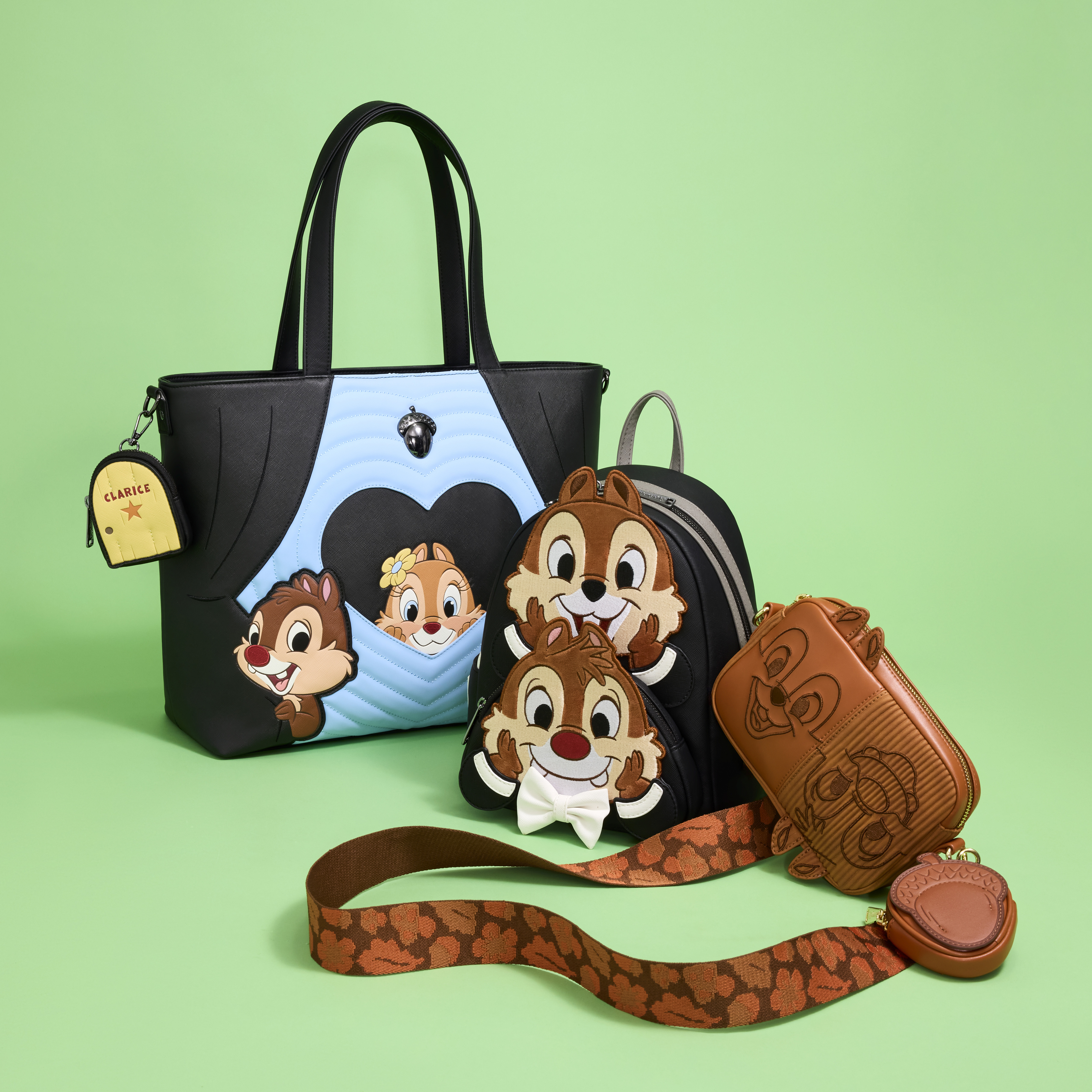 Chip 'n' Dale Two Chips & a Miss Tote Crossbody Bag with Coin Bag - Image 3