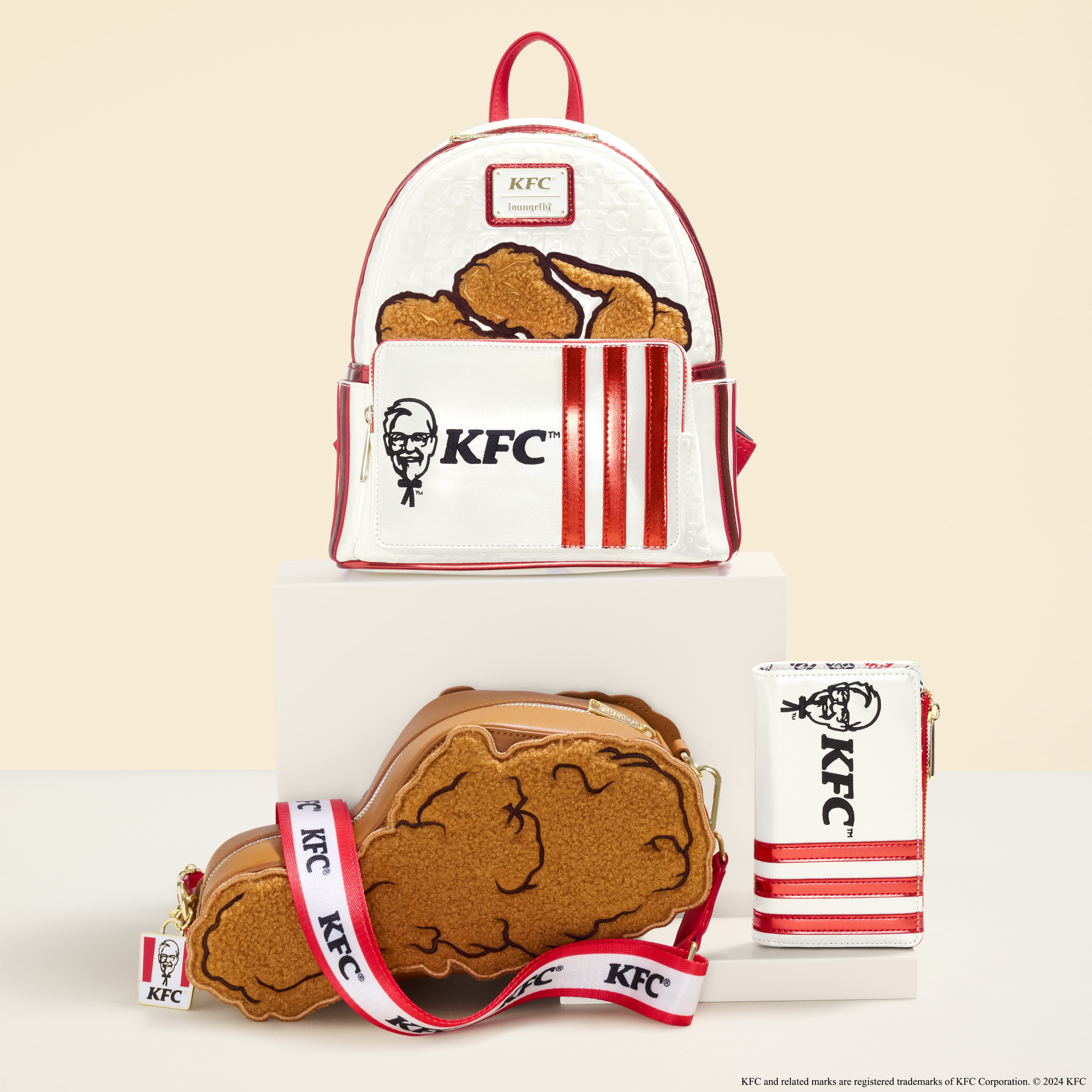 KFC Drumstick Sherpa Crossbody Bag - Image 3