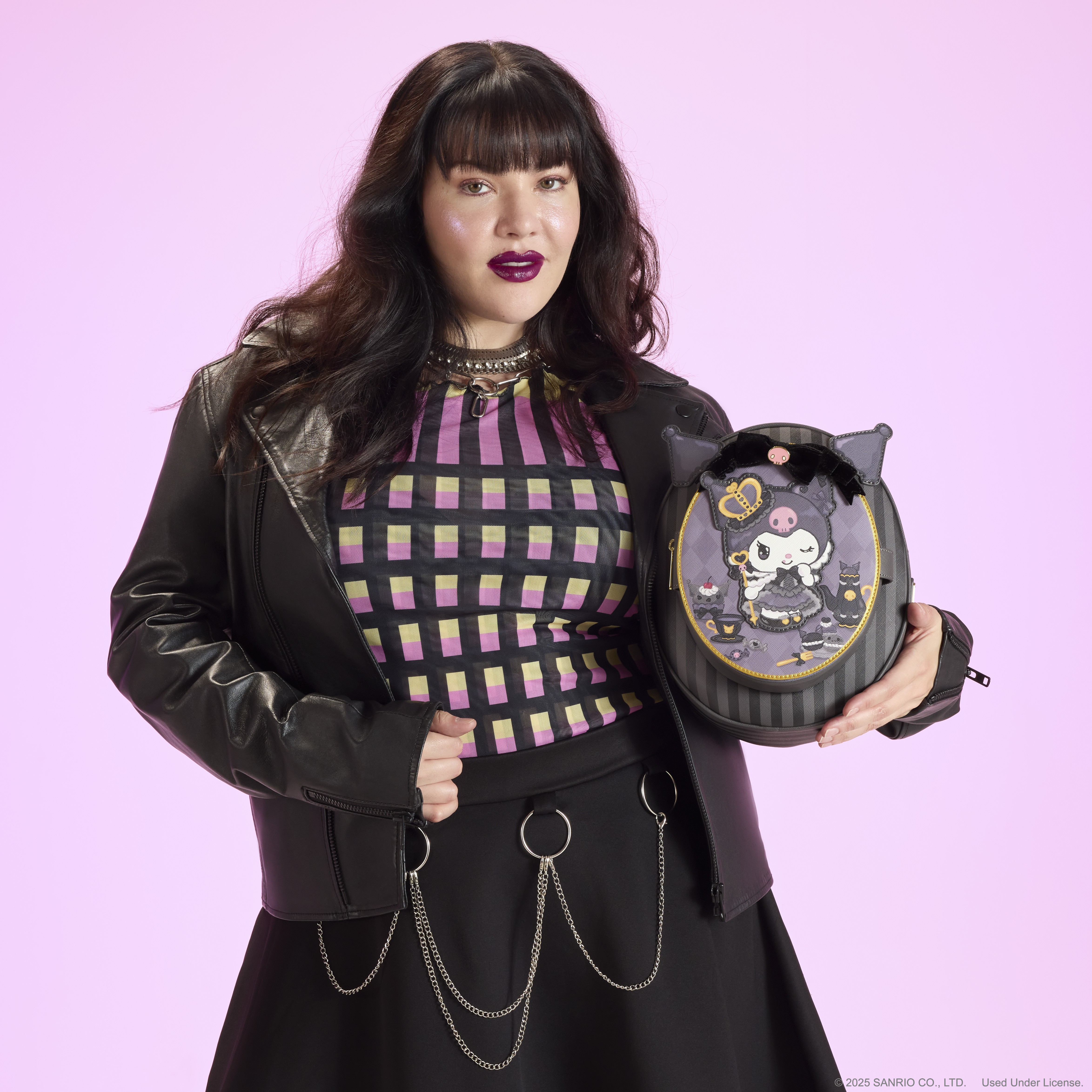 Alternative view of Sanrio Kuromi 20th Anniversary Cameo Mini Backpack