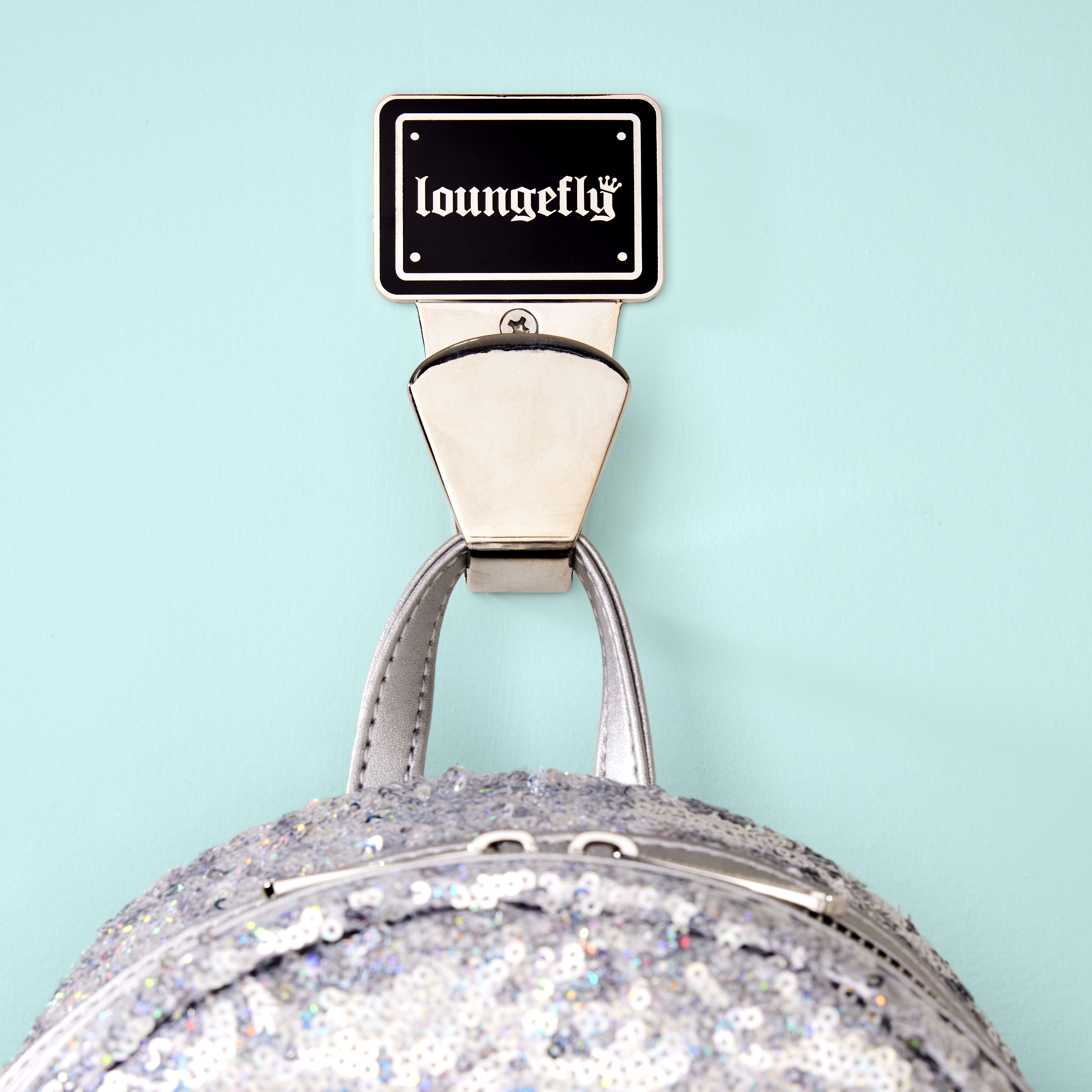 Alternative view of Loungefly Silver Metal Display Wall Hook
