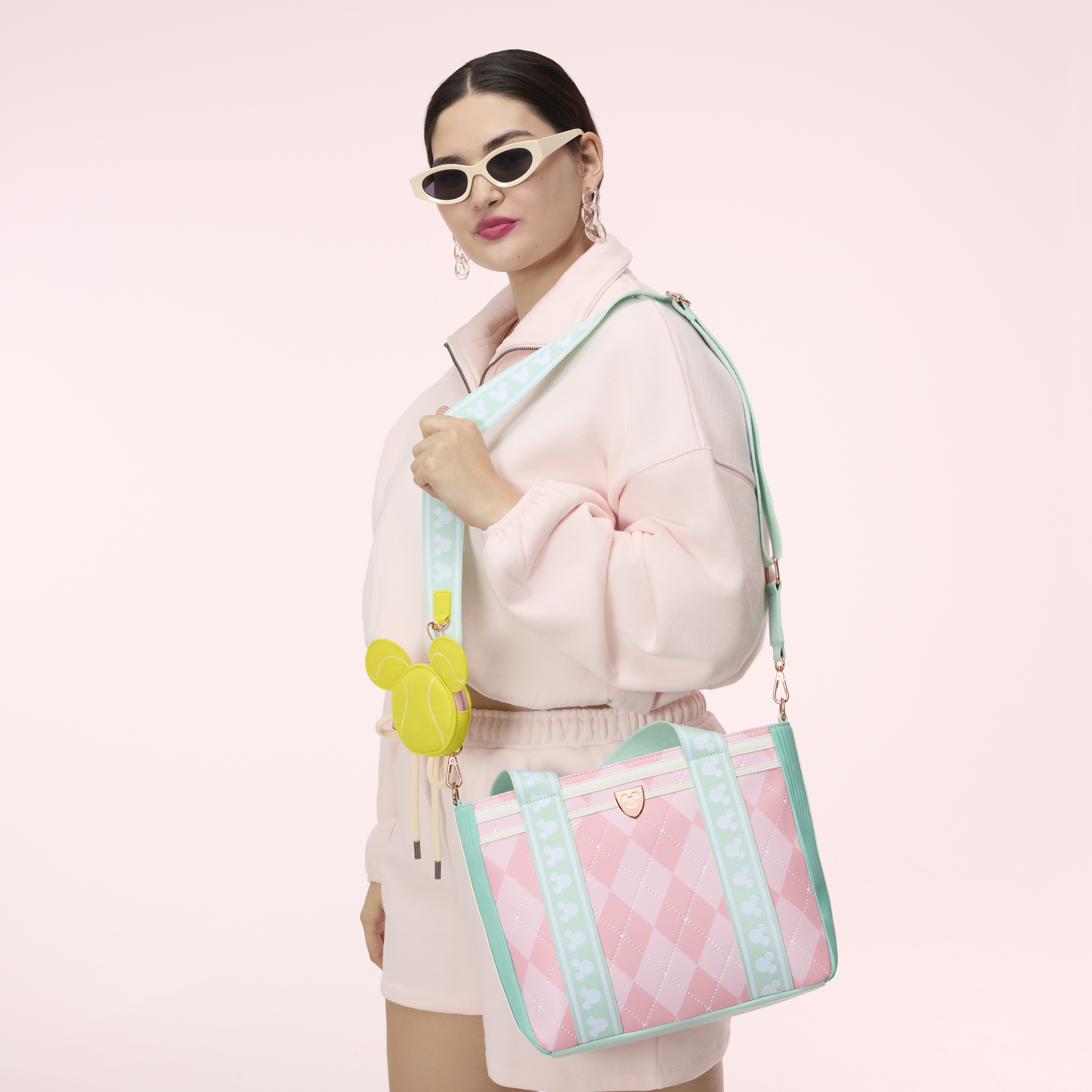 Alternative view of Mickey Mouse Tennis Tote Crossbody Bag with Coin Bag