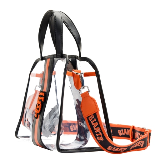 MLB SF Giants Clear Tote Crossbody Stadium Bag with Pouch - Image 3