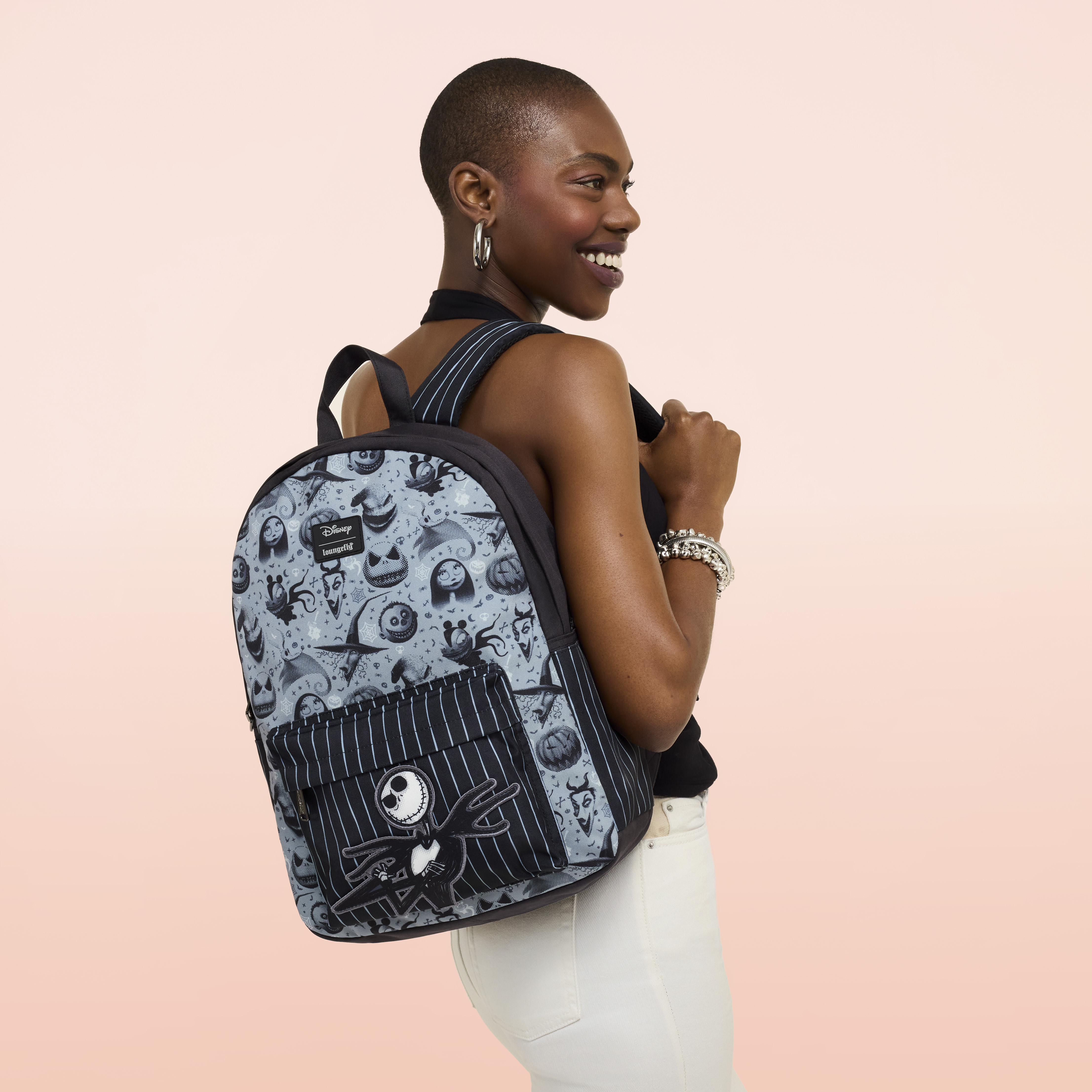 Alternative view of The Nightmare Before Christmas All-Over Print Full-Size Backpack