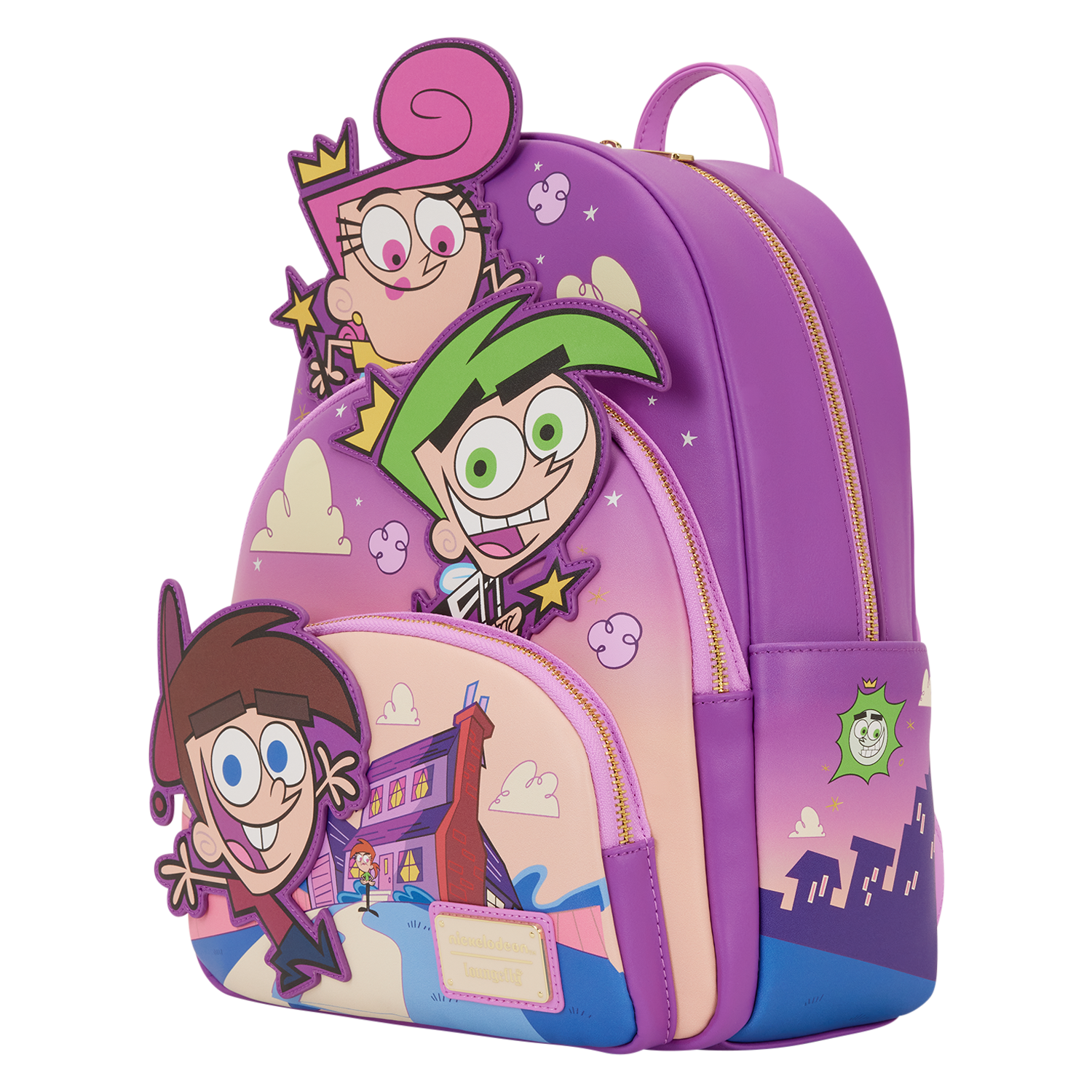 The Fairly OddParents Exclusive Triple Pocket Glow Midi Backpack - Image 3