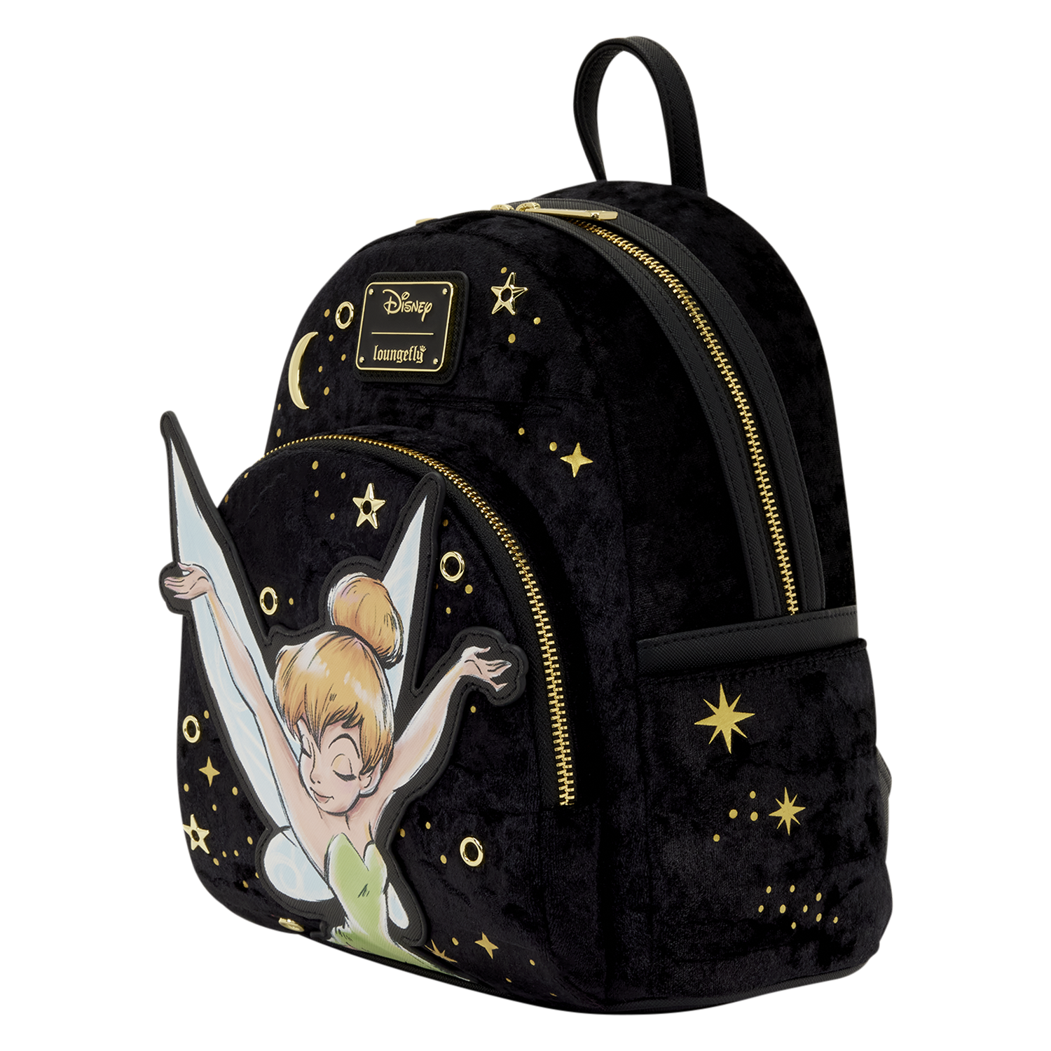 Tinker Bell Pixie Dust Velvet Mini Backpack - Image 5