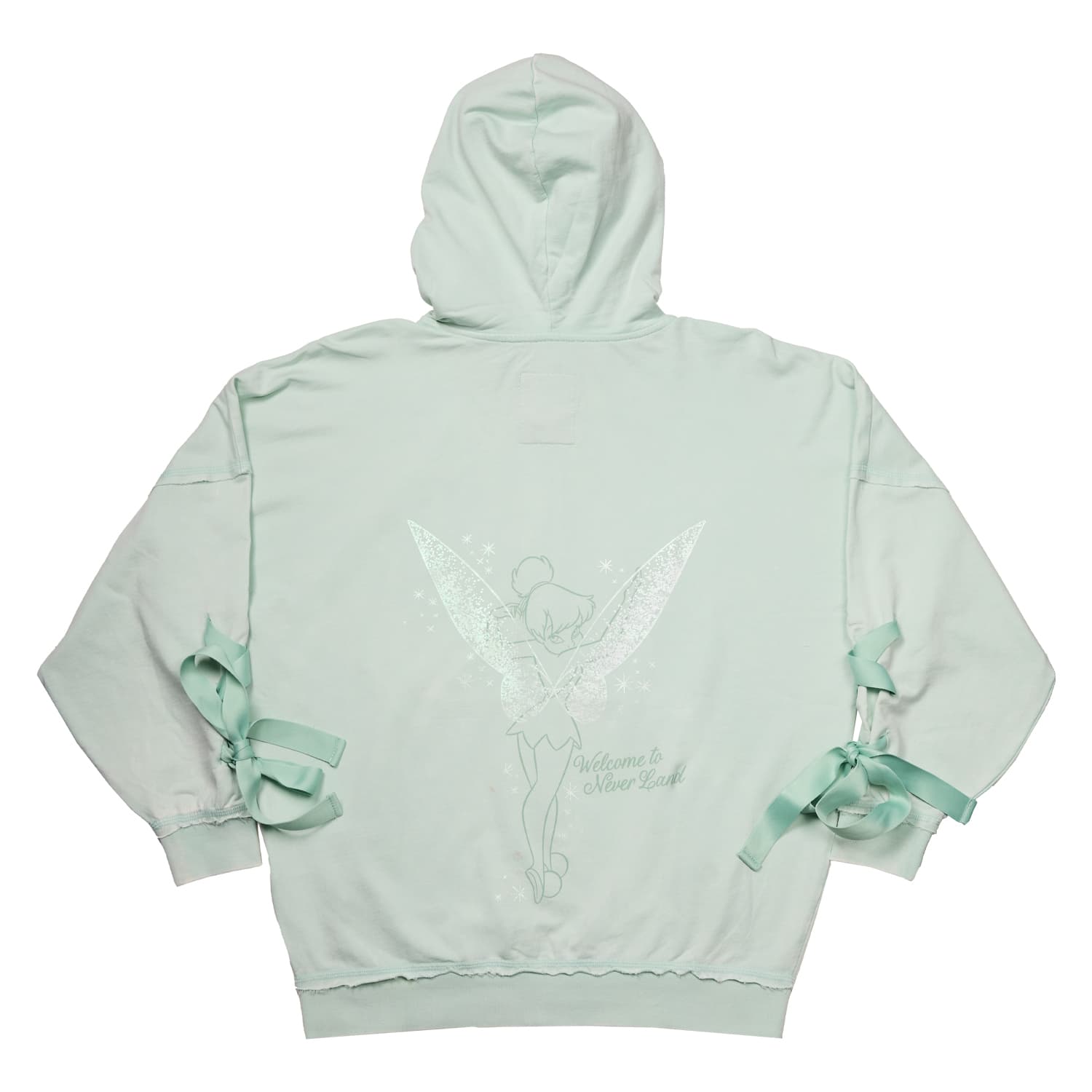 Peter Pan Tinker Bell Ribbon Unisex Zip Up Hoodie - Image 4