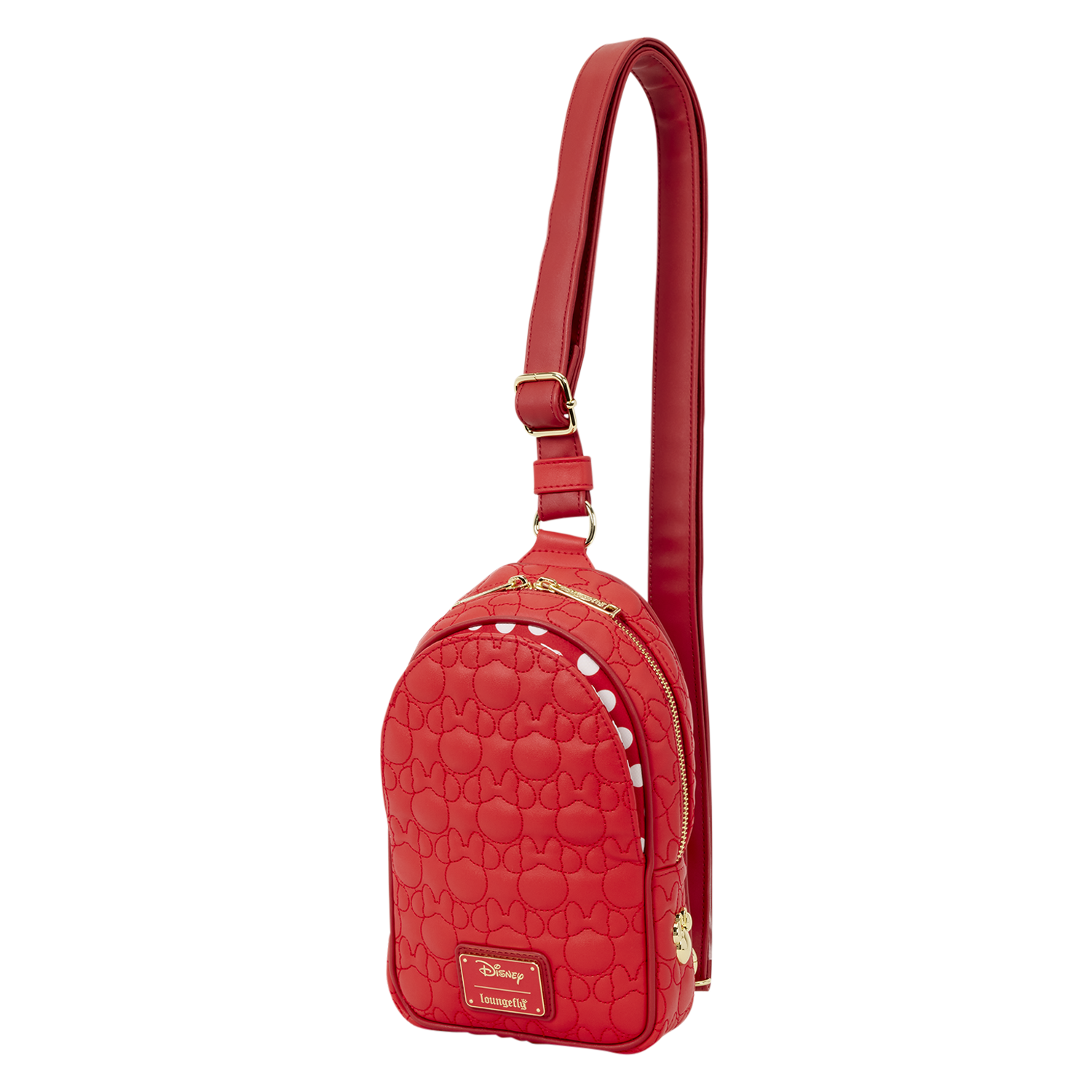 Minnie Mouse Silhouette All-Over Print Sling Crossbody Bag - Image 4