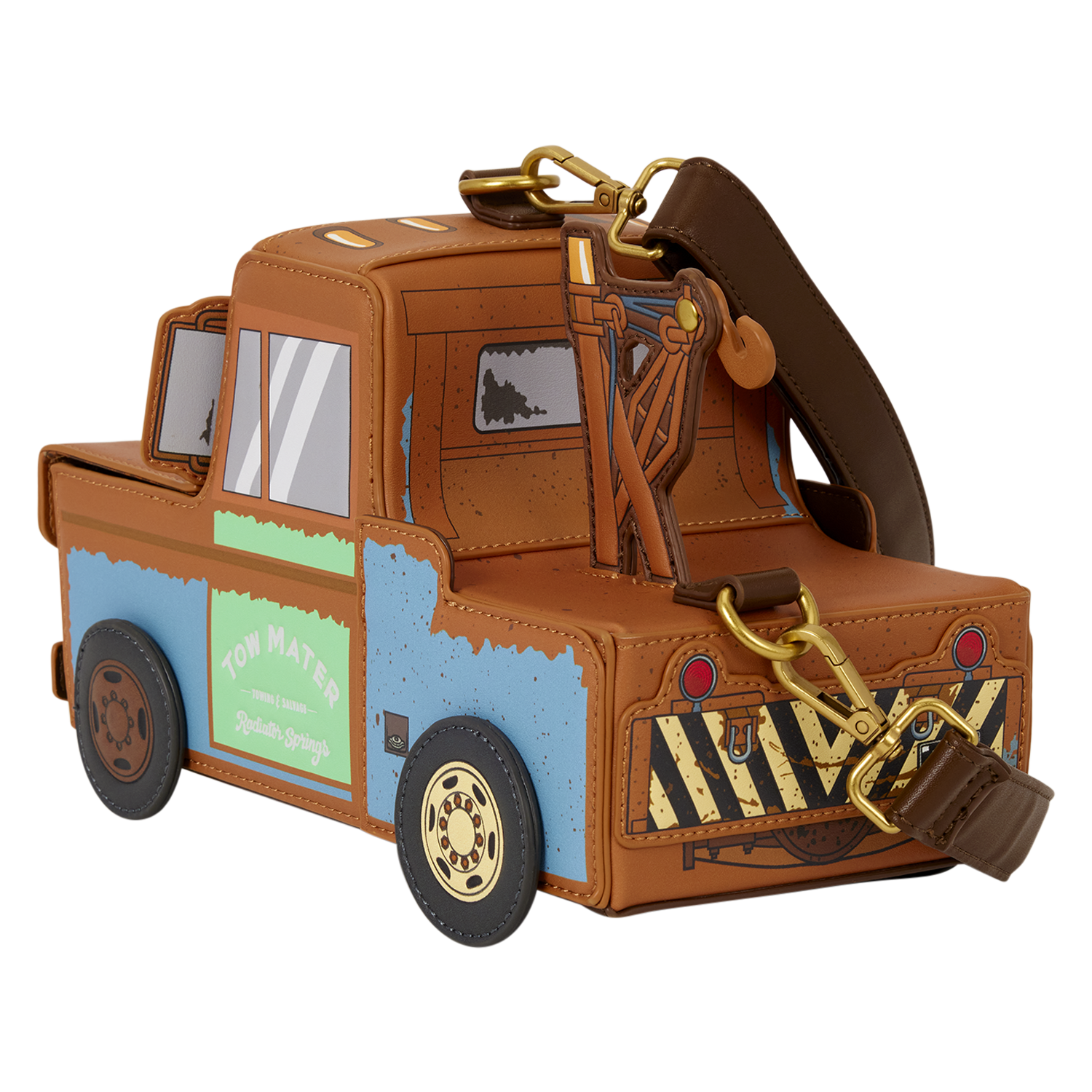 Cars 20th Anniversary Tow Mater Figural Crossbody Bag - Image 5