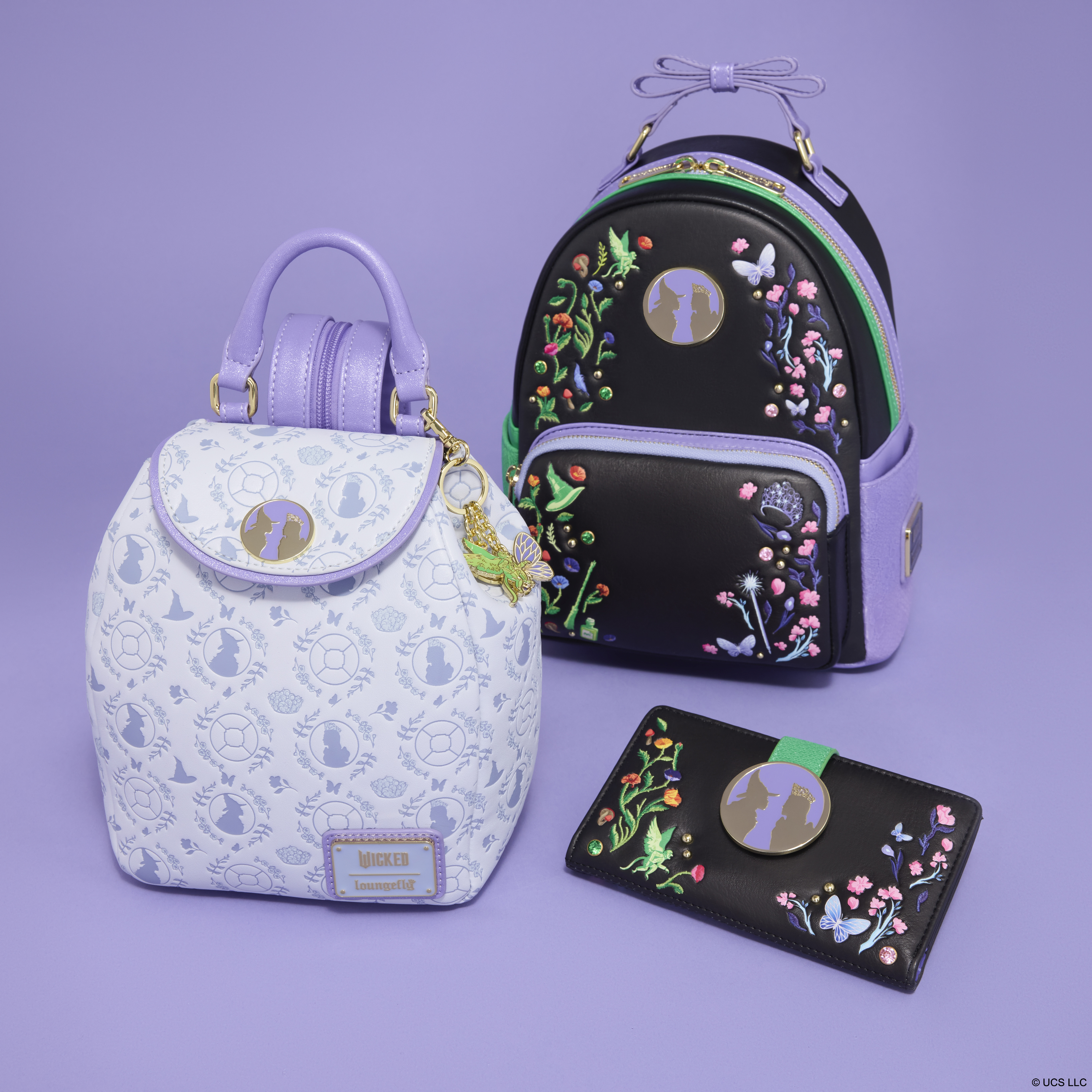 Wicked Glinda & Elphaba Floral & Lace Mini Backpack - Image 3